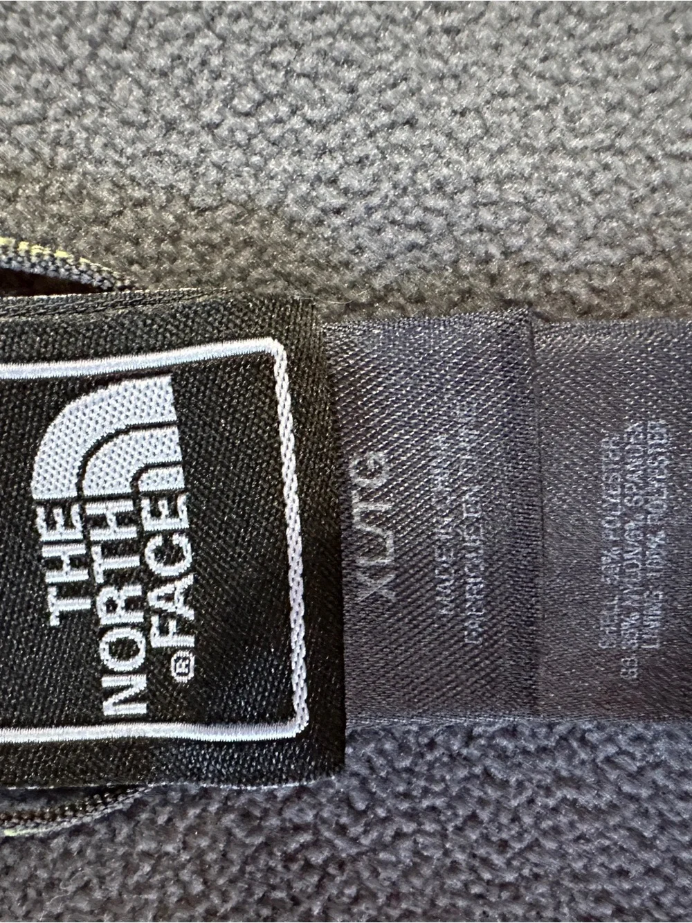 Green North Face Softshell Fall Jacket